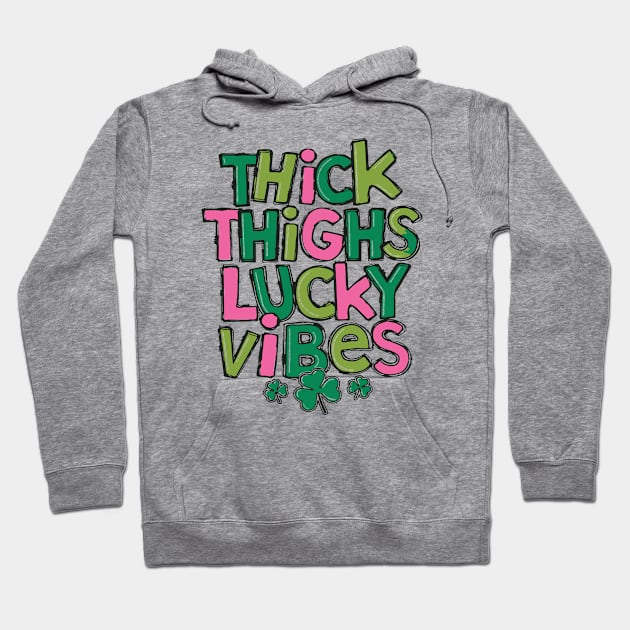 Lucky vibes St Patricks Hoodie by lightsdsgn